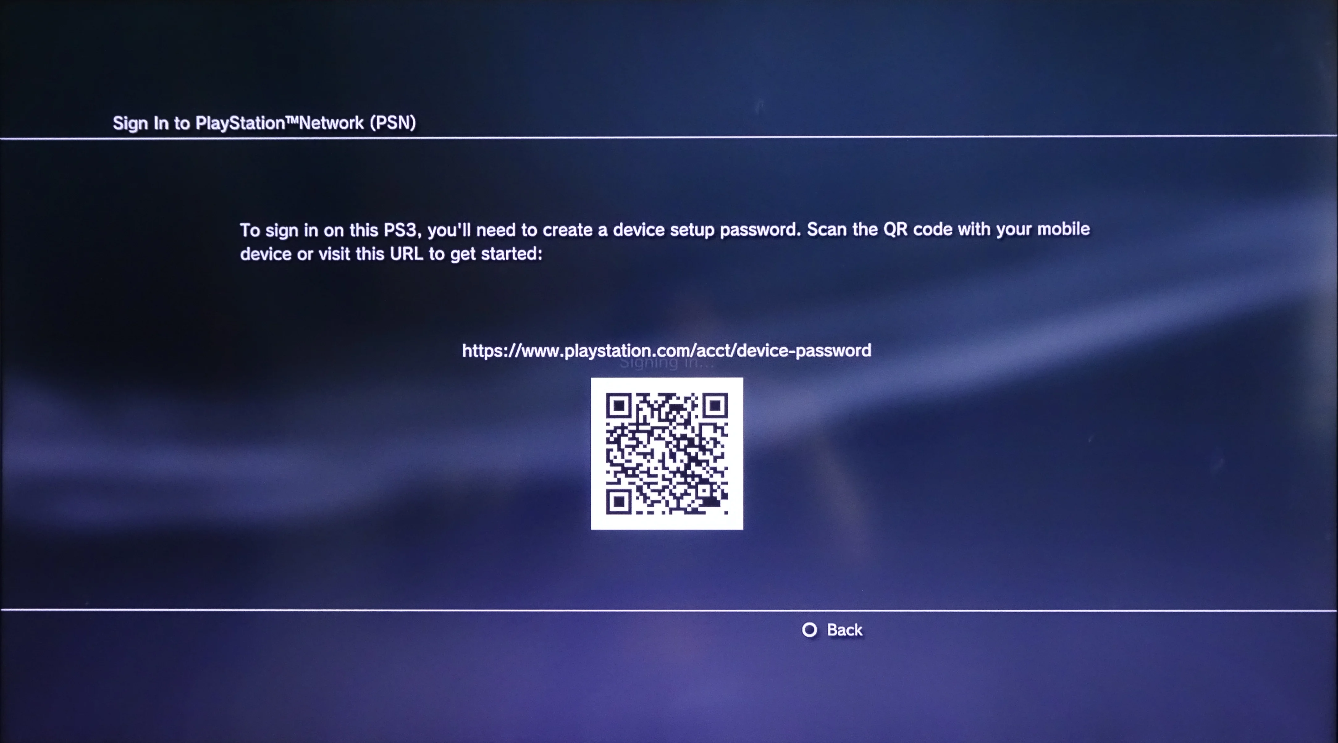 How to Use QR Code to Log Into PS3 & Vita + Fix Problems When Not Working ( PSN Device Setup Password 